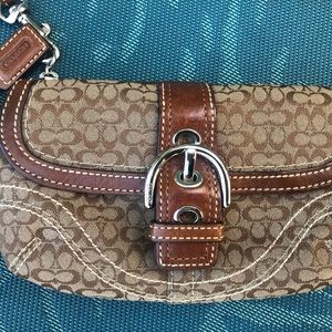 Coach wristlet vintage with buckle, rare